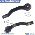 2pc Front Suspension Tie Rod Ends for Acura Integra Honda CR-V (1992–2001)