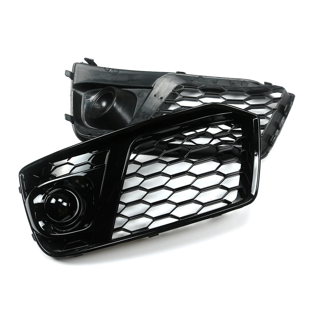 Front Honeycomb Fog Lamp Grilles Cover for Audi Q5 SQ5 (2018–2019)