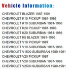Drive Shaft Assembly for Blazer Jimmy V1500 V2500 (1990–1995)