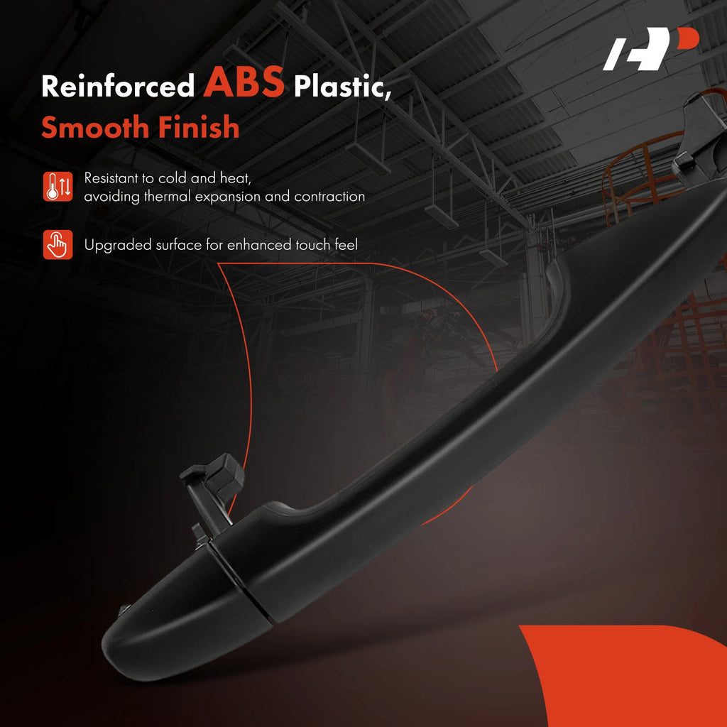Front Right Primed Black Exterior Door Handle for Toyota Sienna (2011–2020)