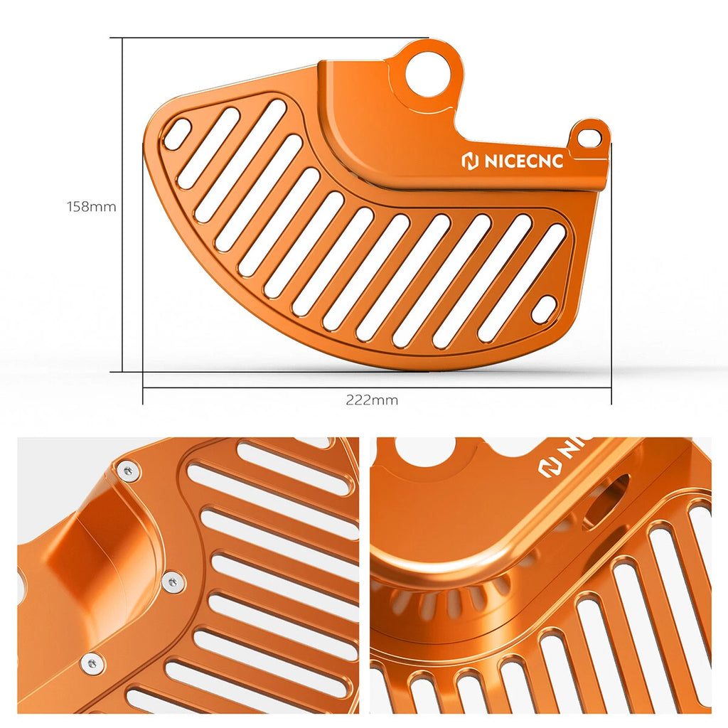Front Brake Disc Guard Cover for KTM 150 250 300 XCW EXC TPI (2020–2023)