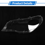 Headlight Lens Cover for BMW X5 E70 (2008–2013) PC Clear