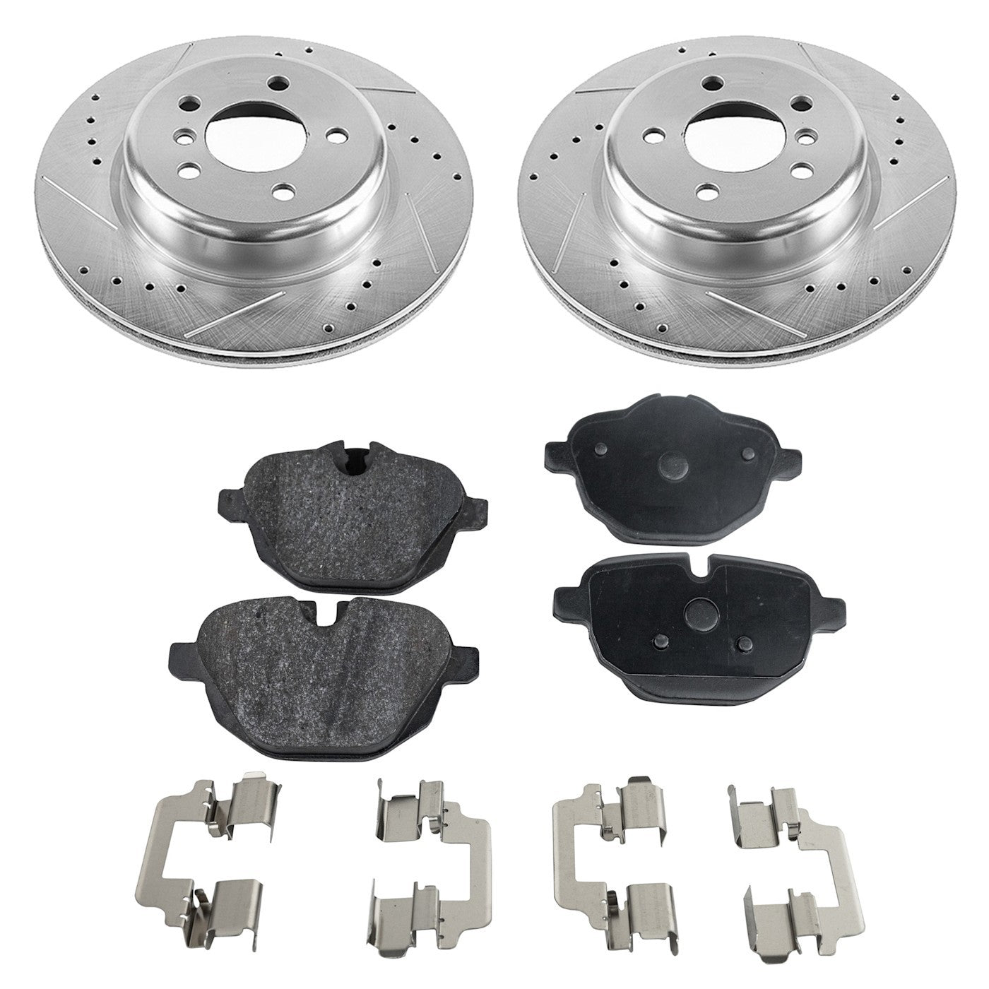 Brake Disc Rotors and Pads Kit for BMW 535i 528i (2012–2016)