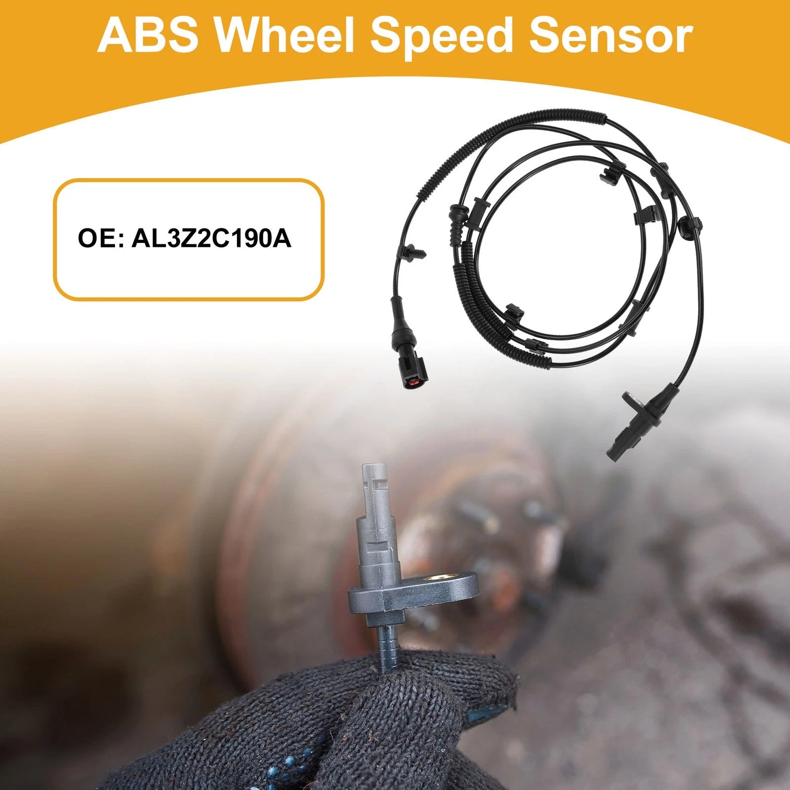 ABS Wheel Speed Sensor No.AL3Z2C190A for Ford F-150 (2004–2020)