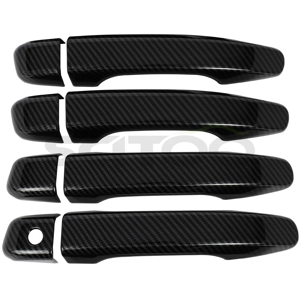 Set of 4 Door Handle Covers for Honda Accord (2018–2020) Carbon Fiber