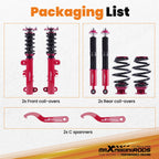 Coilovers Shocks Kit for BMW 3-Series E36 (1992–1998)