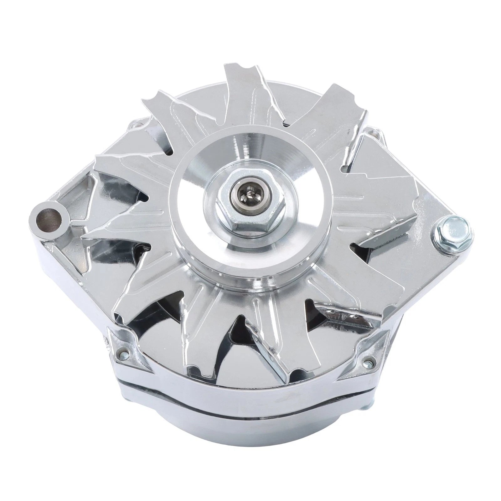 Chrome Alternator for Chevy BBC SBC 12V 110Amp (1975–1985)