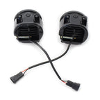Dual Color White/Yellow LED Fog Light Kit for Honda Nissan Subaru Ford