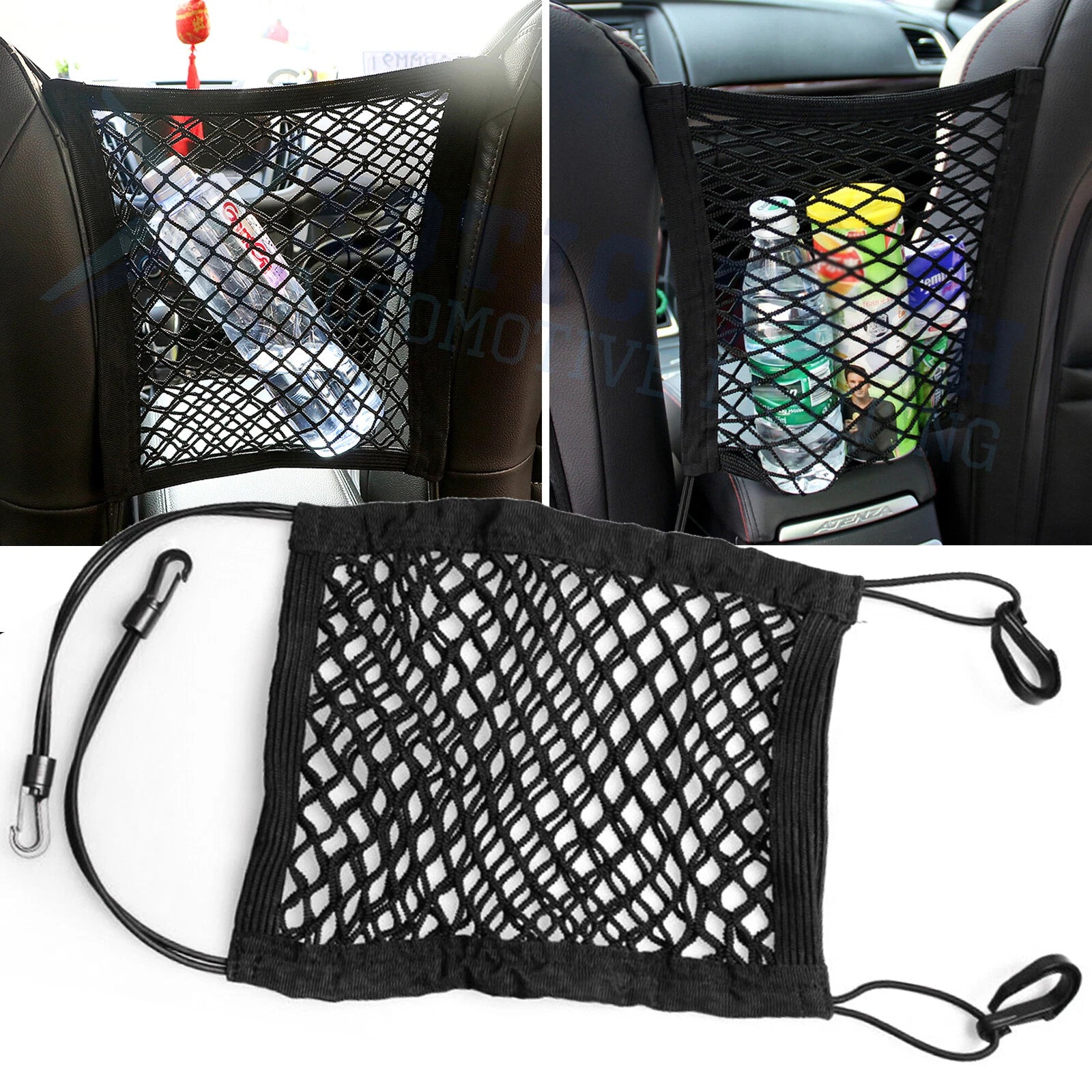 Elastic Trunk Cargo Storage Mesh Net Bag Holder for Universal (—)