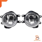 Chrome Fog Lamp Driving Light Set for Toyota Corolla Sedan (2014-2017)