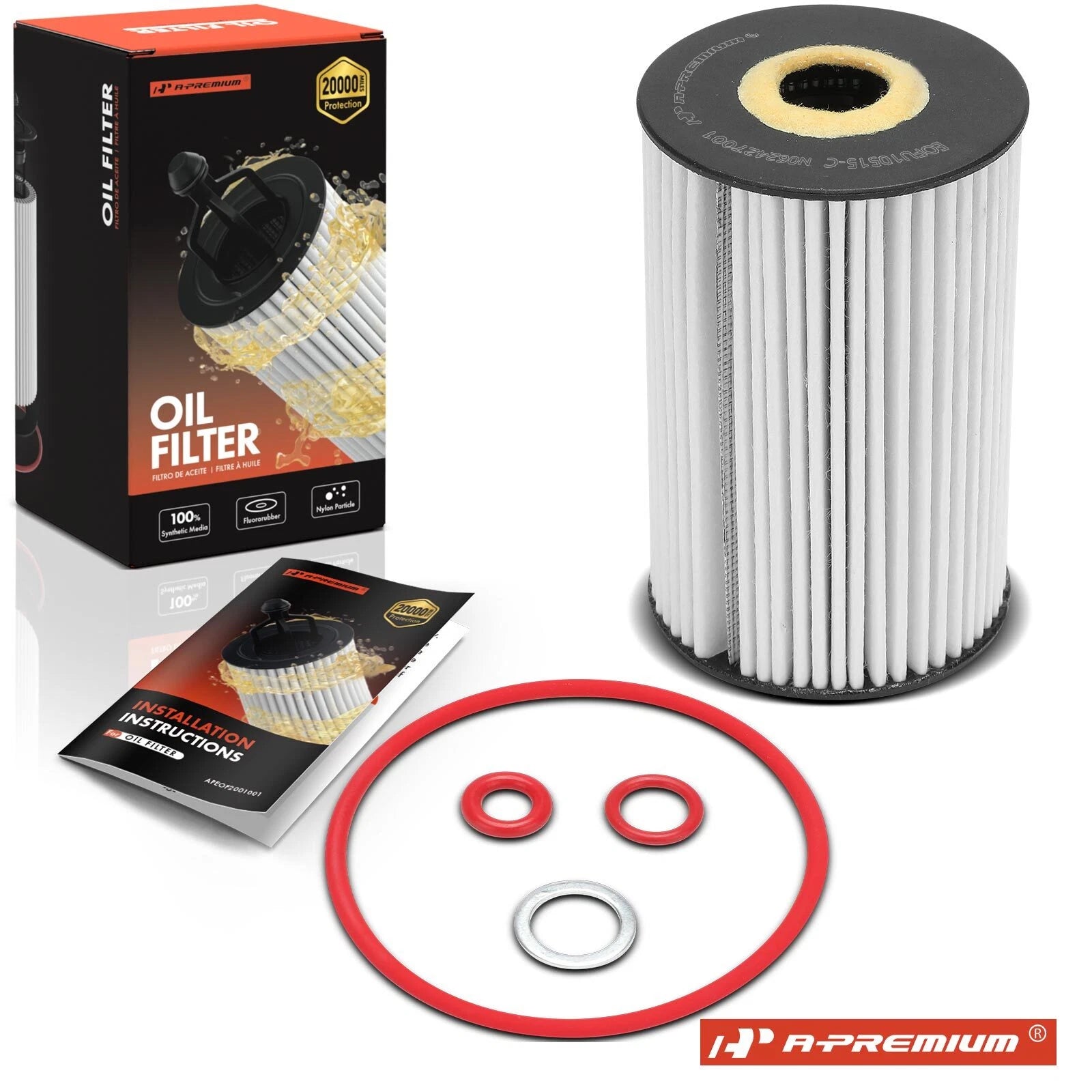 Engine Oil Filter for Hyundai Sonata (2009–2010) Santa Fe (2009) Kia Sorento (2009)