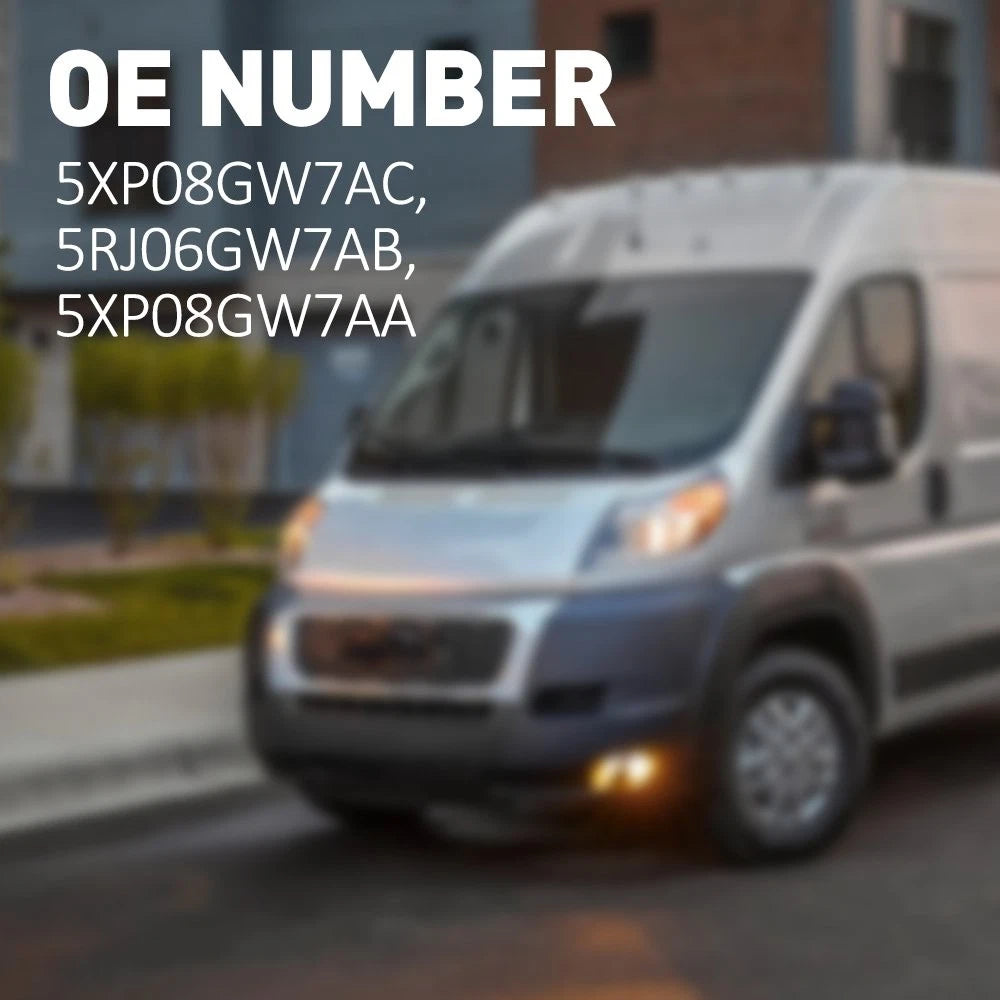 Off White Fuel Fill Door for Ram ProMaster 1500 2500 3500 (2014–2022) 5XP08GW7AC