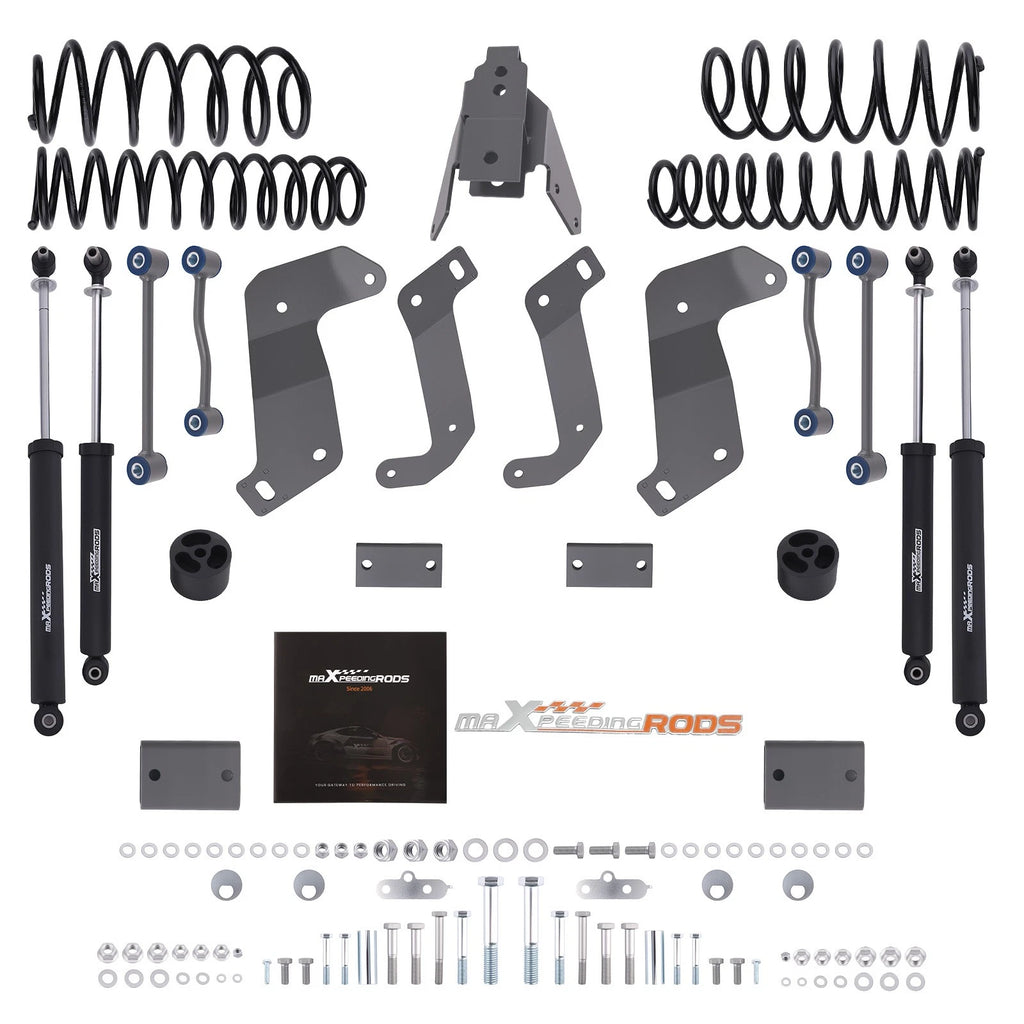 3.5 Inch Lift Kit for Jeep Wrangler JL Unlimited (2018–2023) Shocks Control Arms