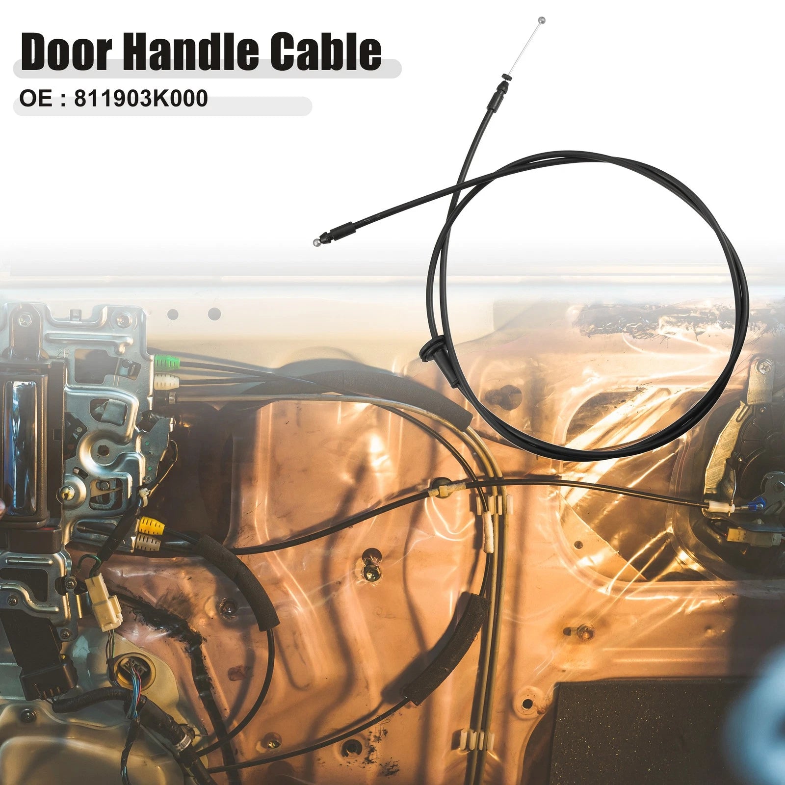 Hood Release Cable for Hyundai Sonata (2006–2010) 811903K000