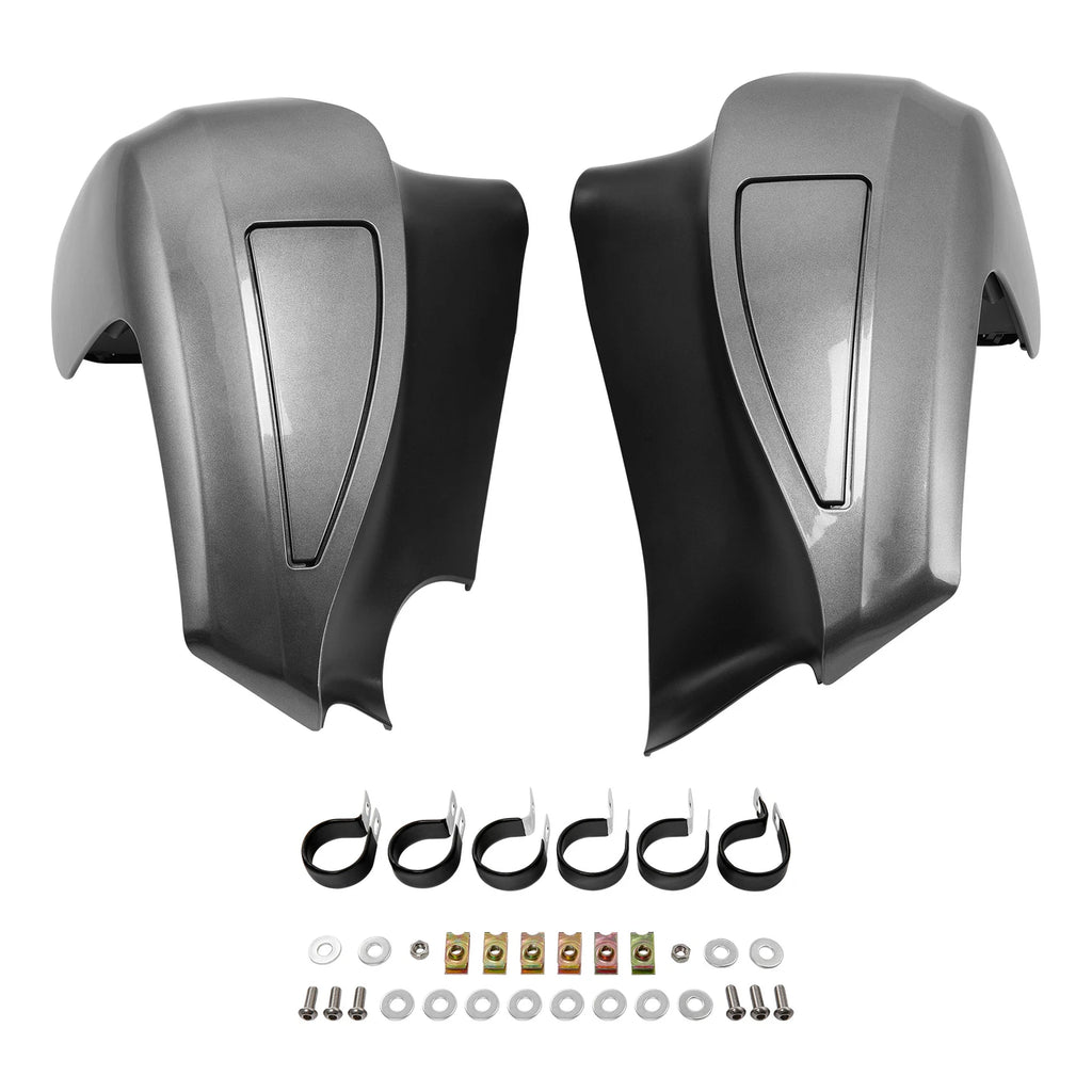 Chrome Engine Crash Bar Lower Fairings for Indian Chief Chieftain (2014–2023)