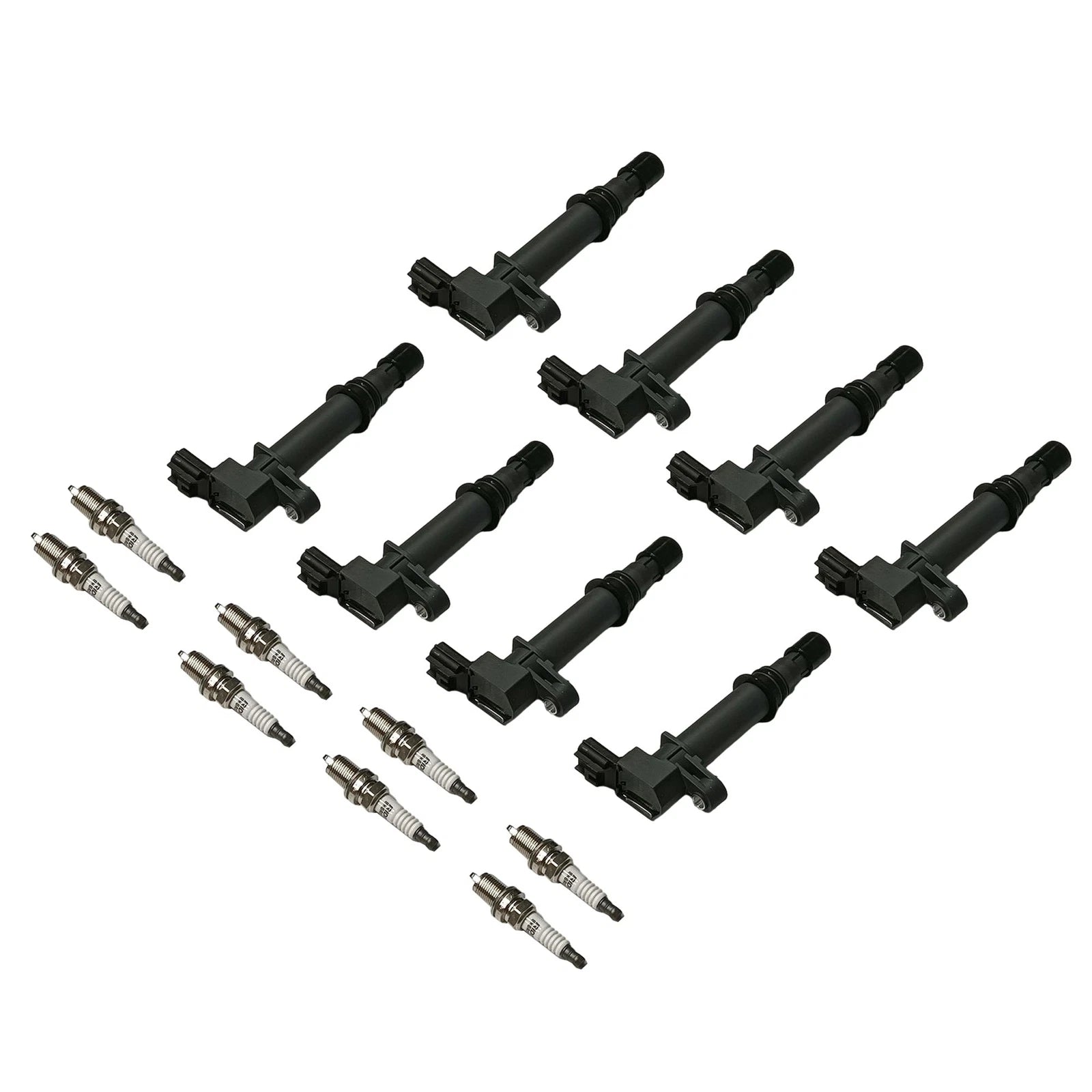 8X Ignition Coils & Spark Plugs for Jeep Liberty Dodge Ram Chrysler Aspen (2002–2012)