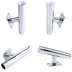 2X Stainless Steel Fishing Rod Holder Wall Mounted 20°