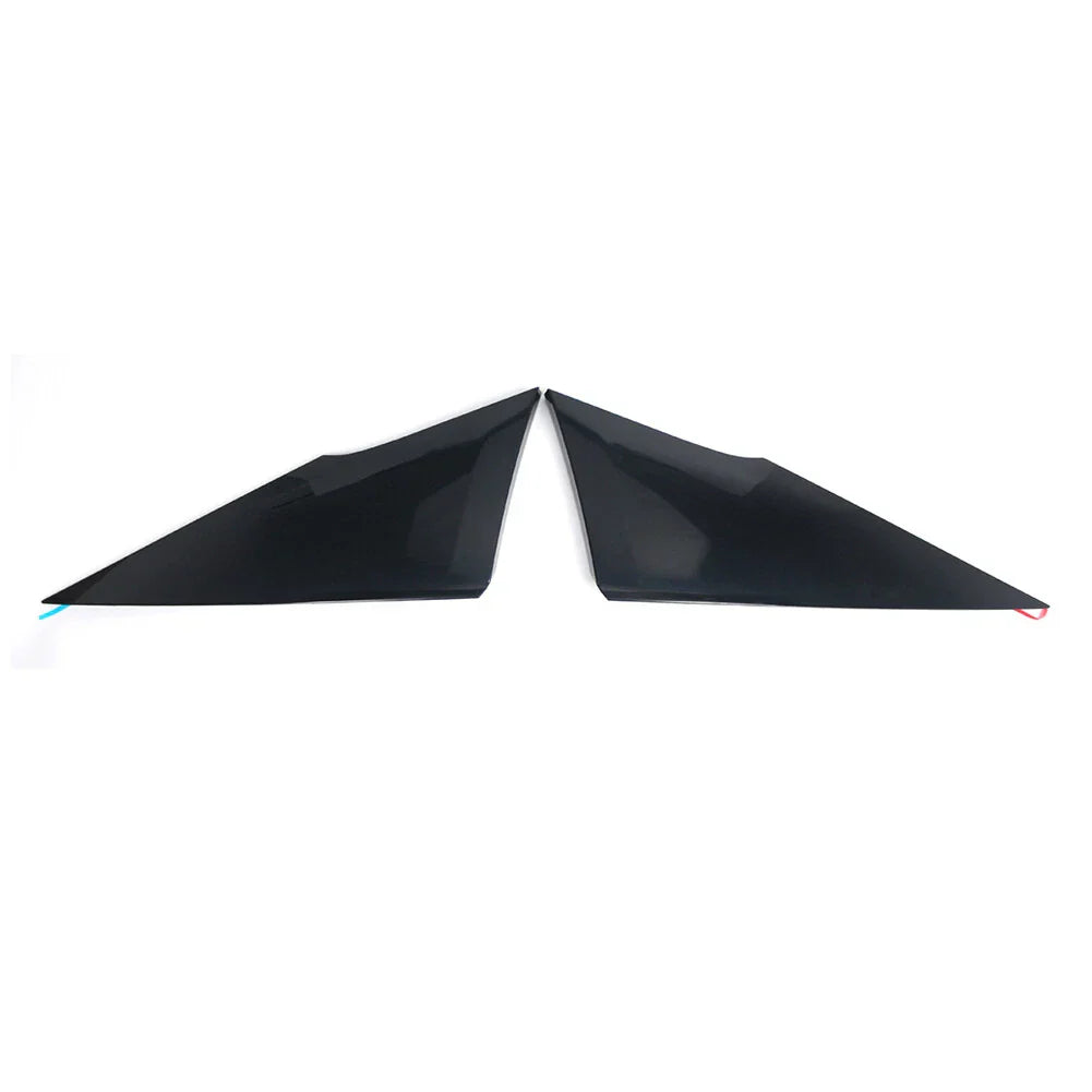 Glossy Black Rear Quarter Moldings Covers for Toyota Prius (2016-2022)