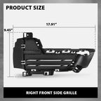 Front Bumper Lower Mesh Grille for BMW X5 F15 (2014–2018) Right Side