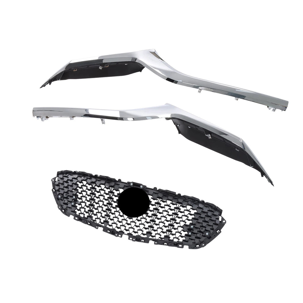 Front Center Grille & LH/RH Trim for Mazda CX-30 (2020-2023)