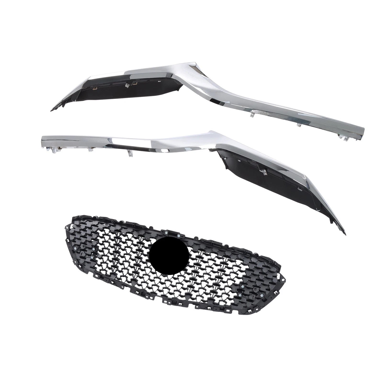 Front Center Grille & LH/RH Trim for Mazda CX-30 (2020-2023)