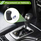 Car Gear Shift Knob Cover for Chevrolet Malibu (2016-2020) Black Blue
