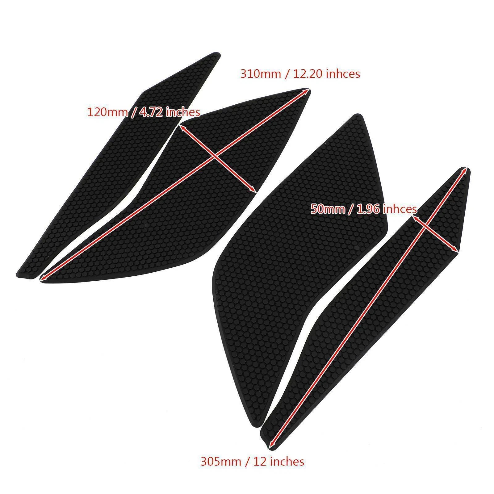 Tank Side Protector Grips for Yamaha YZF R1 R1M (2015–2020) SL T9