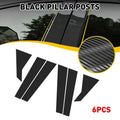 Carbon Fiber Pattern Pillar Post Stickers for Honda Civic Sedan (2016–2021)