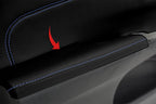 Armrest Door Panel Cover Leather for Toyota Avalon (2013–2018) Blue Stitch