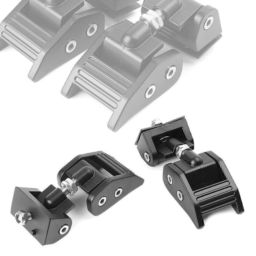 Locking Hood Catch Latches Kit w/Keys for Jeep Wrangler JK & Unlimited (2007–2015)