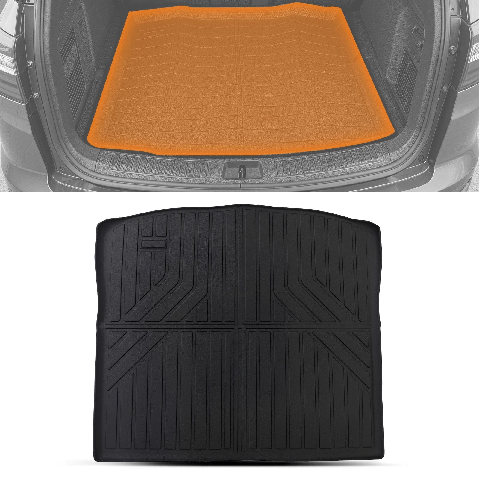 Carpet Trunk Bed Mat Rear Cargo Liner for Ford Edge (2015–2025) TPE