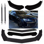 Front Bumper Lip Splitter Spoiler + Strut Rods for Pontiac G8 GT GTO (2008–2009)