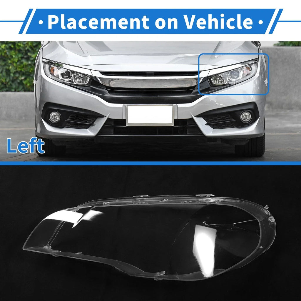 1 Pcs Front Left Headlight Lens Cover for BMW X5/E70 (2008-2013)