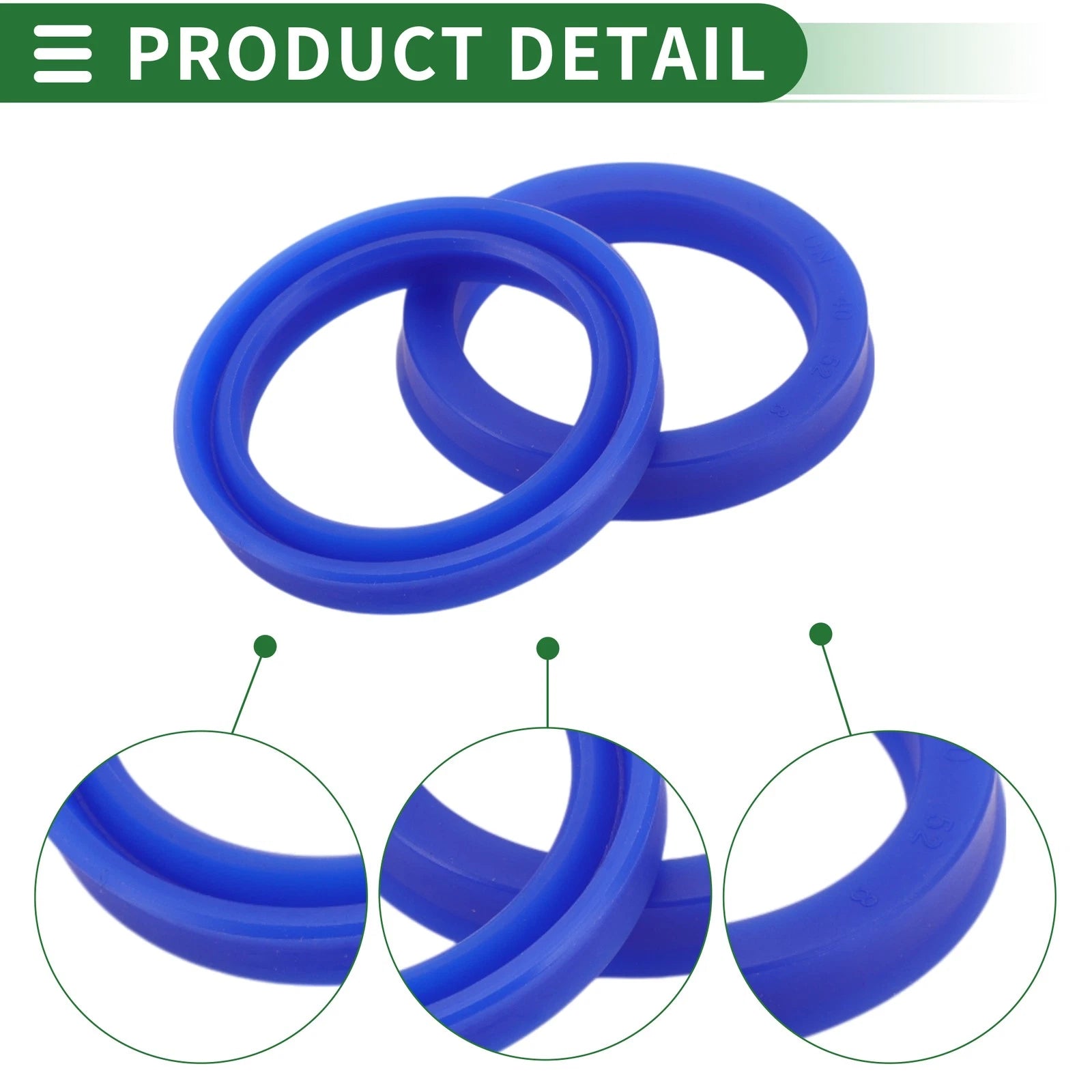 Set of 5 Oil Seal Rotary Shaft Seal 40x52x8mm High Pressure for Various Models