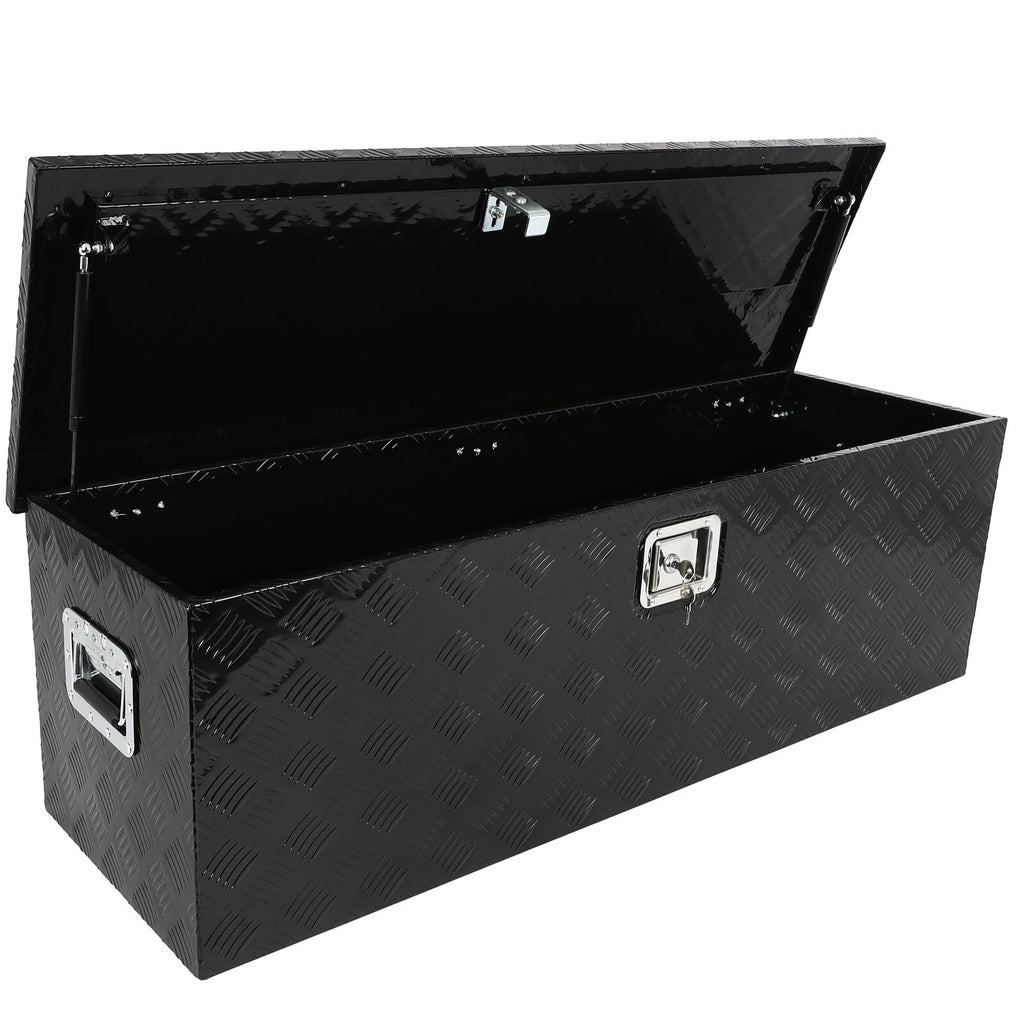 48" Aluminum Tool Box for Trailer Flatbed with Key Lock