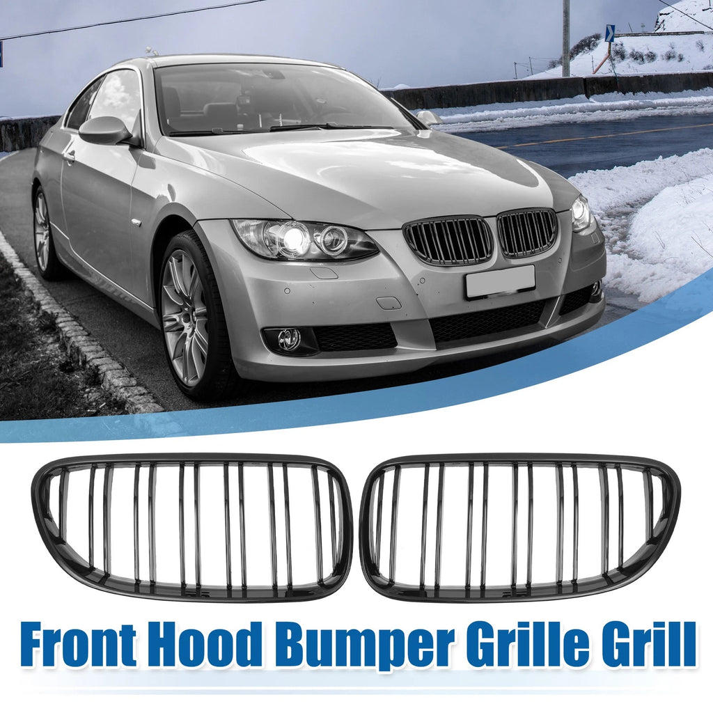 Front Hood Bumper Grille for BMW 328i 335i M3 335is (2012–2013) 1 Pair Black