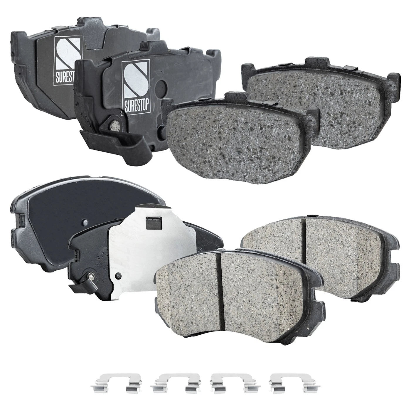 Ceramic Brake Pad Set for Hyundai Tiburon (2003–2008)