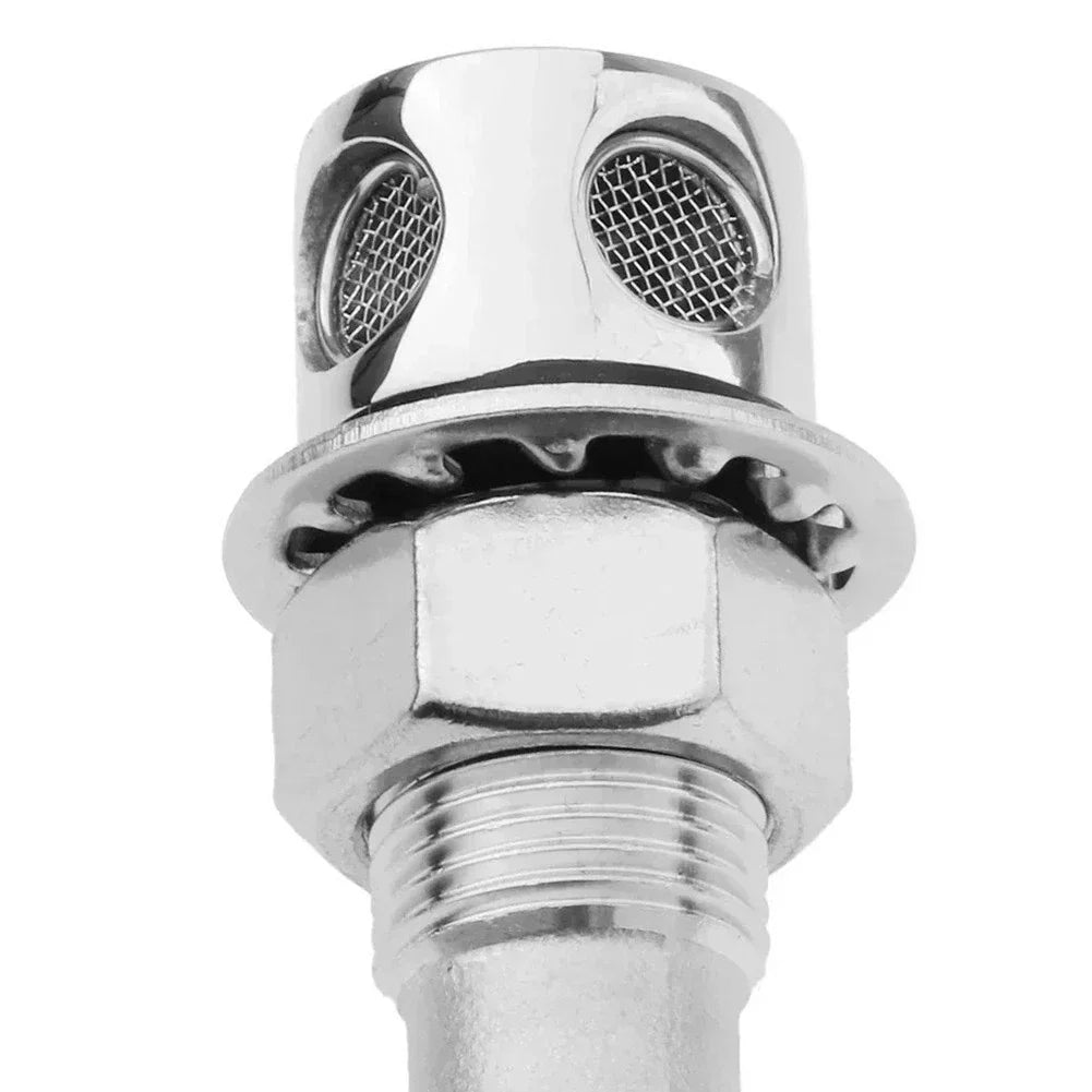 Through Hull Fuel Tank Vent Stainless Steel for Engine Performance
