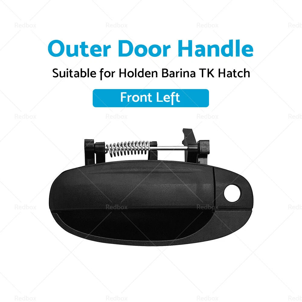 Front Left Outer Door Handle for Holden Barina TK (2005–2010) Black