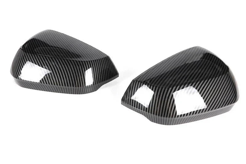 Carbon Style Side Wing Mirror Caps Covers for Audi Q2 GA and Q3 F3 (2016-2025)