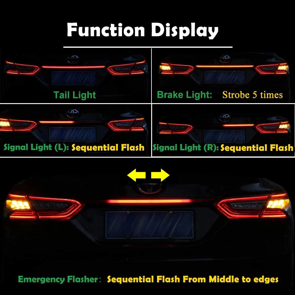 Smoked LED Tail Light Bar for Toyota Camry (2018–2024)