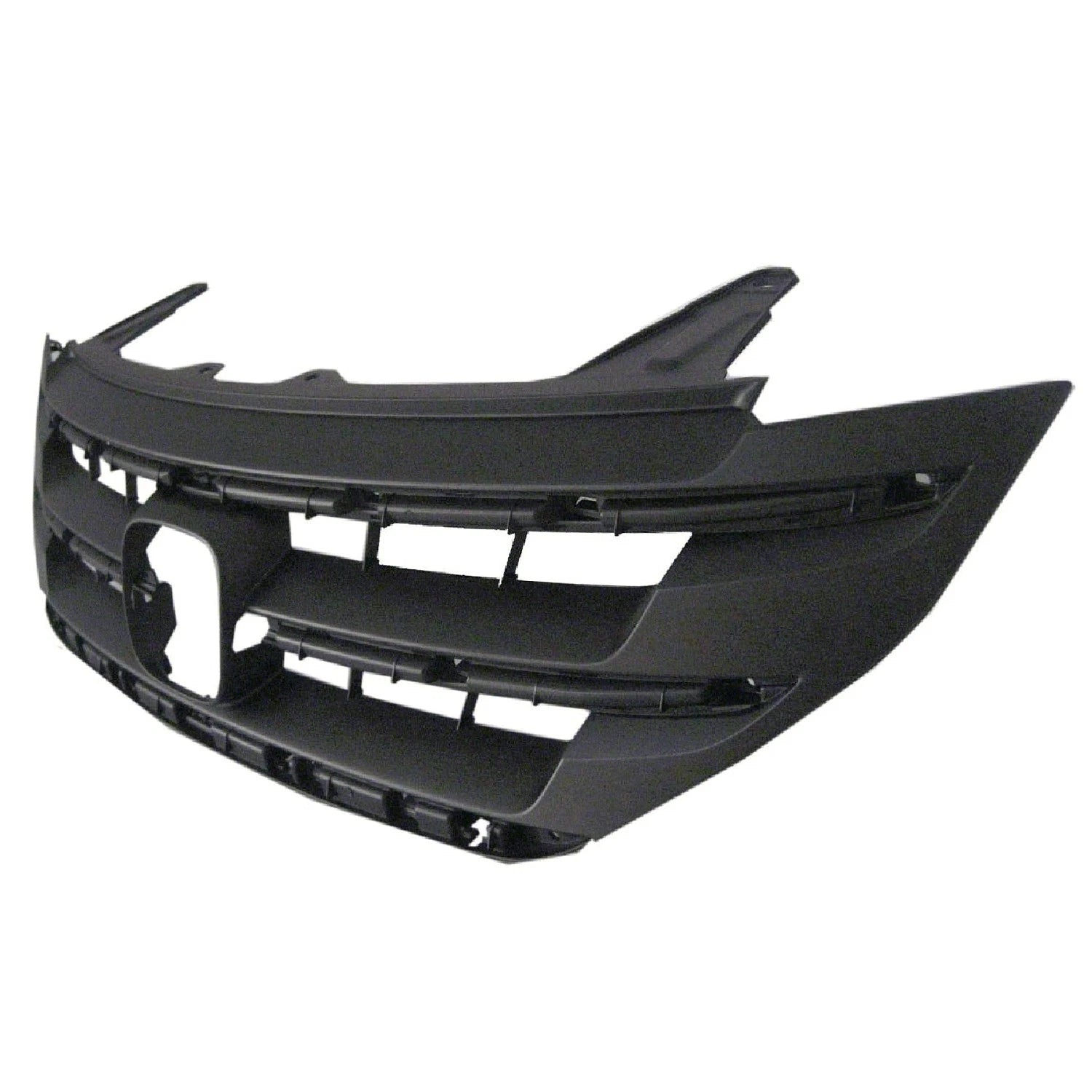 Replacement Front Grille Gray Plastic for 2012–2014 Honda CRV