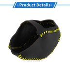 Gear Shift Knob Cover for Toyota RAV4 (2019–2024) Black Yellow Faux Leather