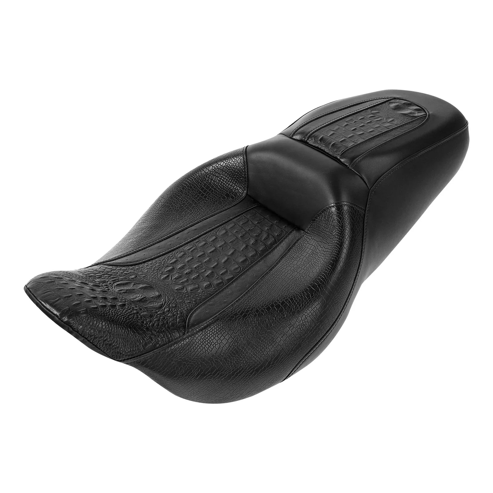 Driver Passenger Seat & Backrest Pad for Harley Road King Glide (2014-2023)