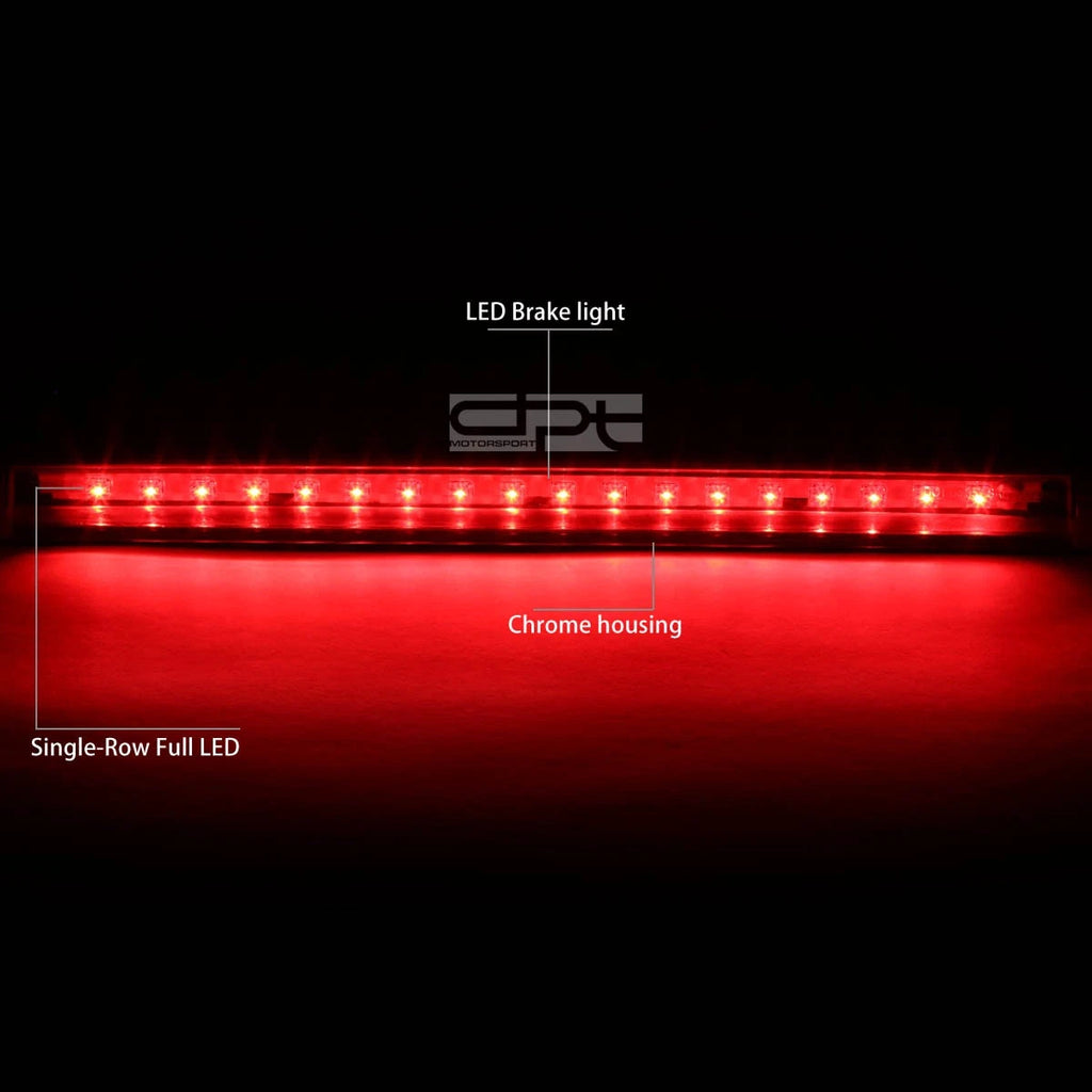 Chrome Housing LED Third Tail Brake Light for GMC/Chevy Suburban (1992–2004)