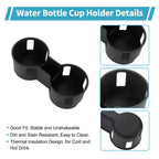 Center Console Cup Holder Organizer for Ford Ranger (2024–2025) Silicone Black 1pc