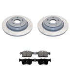 DuraGo Rear Rotors & Akebono ProACT Ceramic Brake Pads Kit for Bronco Sport (2021–2023)