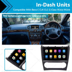 9" Android CarPlay Radio for Mercedes C-Class (2014–2021)