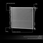 Full Aluminum Core Replacement Radiator for Hyundai Tucson (2016–2018) DPI 13577