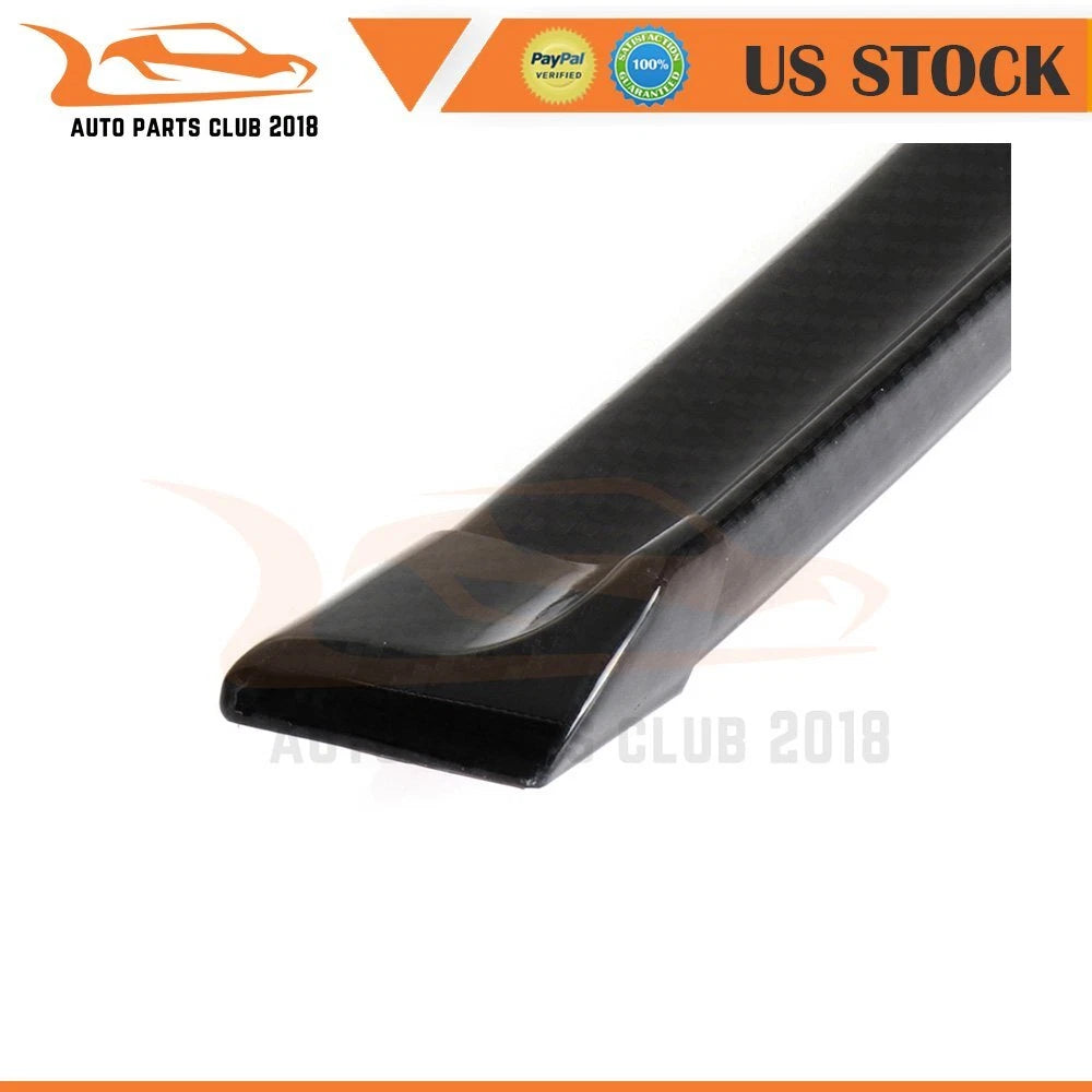 3D Carbon Fiber Rear Window Spoiler Trim for Toyota Corolla (2003–2006)
